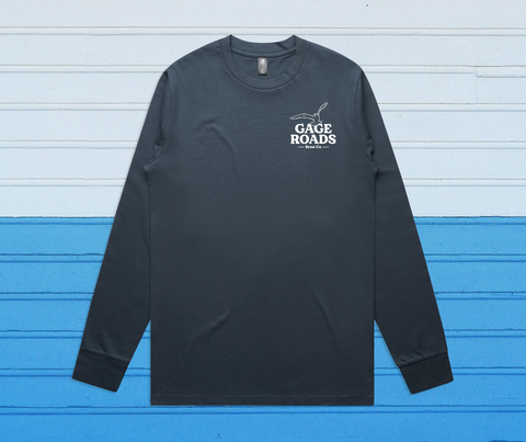 Gage Roads Hero Long Sleeve Tee - Petrol Blue