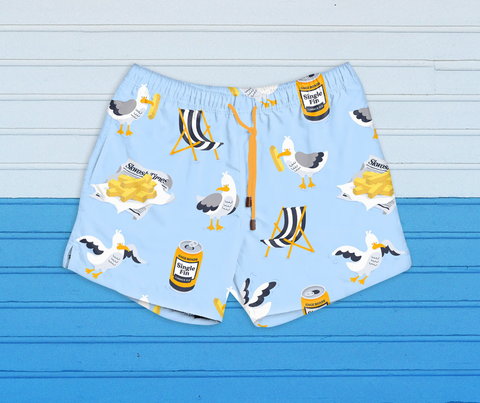 Skwosh x Gage Roads Single Fin Boardies