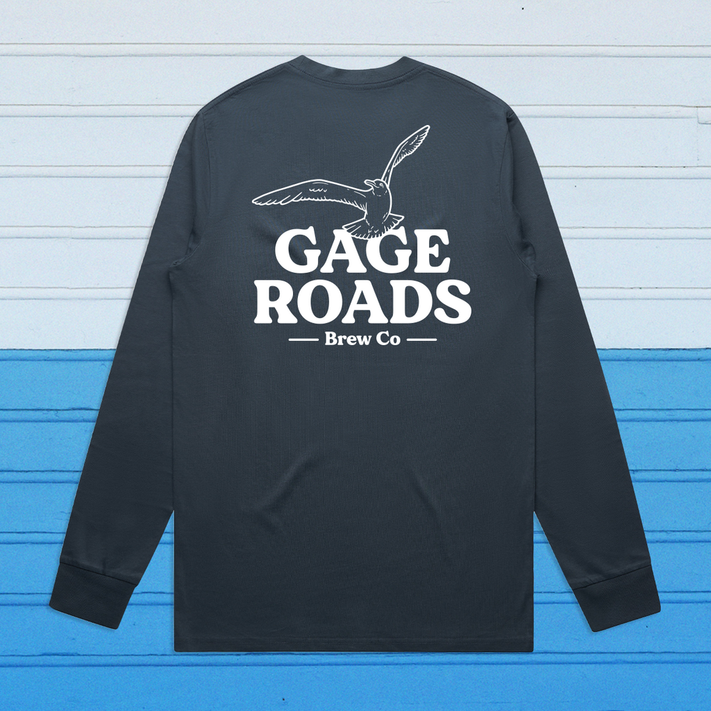 Gage Roads Hero Long Sleeve Tee - Petrol Blue