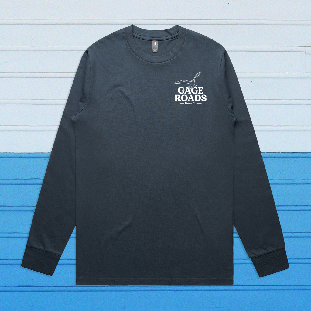 Gage Roads Hero Long Sleeve Tee - Petrol Blue