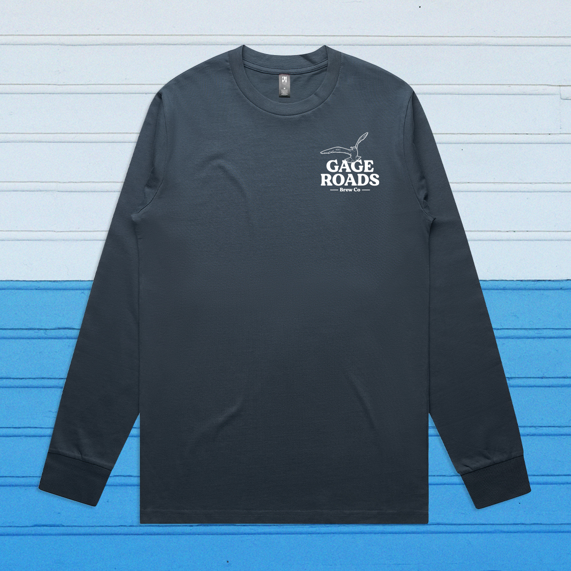 Gage Roads Hero Long Sleeve Tee - Petrol Blue