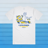 Single Fin Unfiltered & Unphased Tee